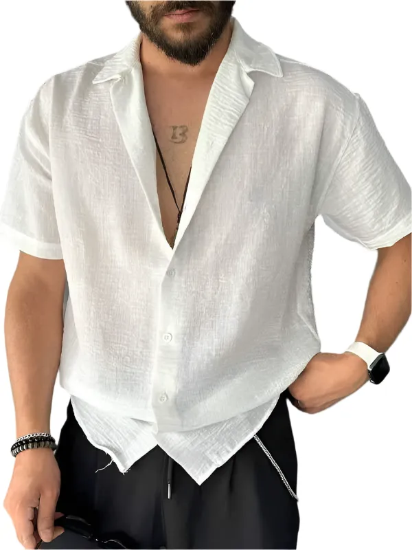 Marcial – Men’s Classic Plain Shirt