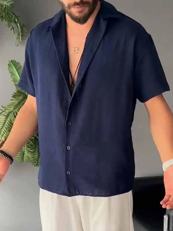 Marcial – Men’s Classic Plain Shirt