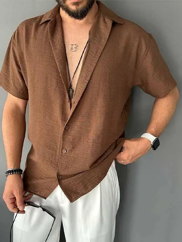 Marcial – Men’s Classic Plain Shirt