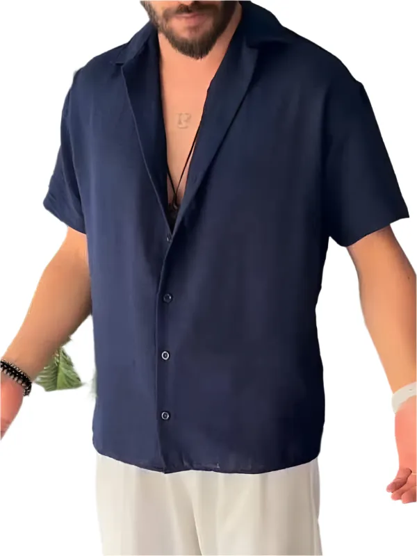 Marcial – Men’s Classic Plain Shirt