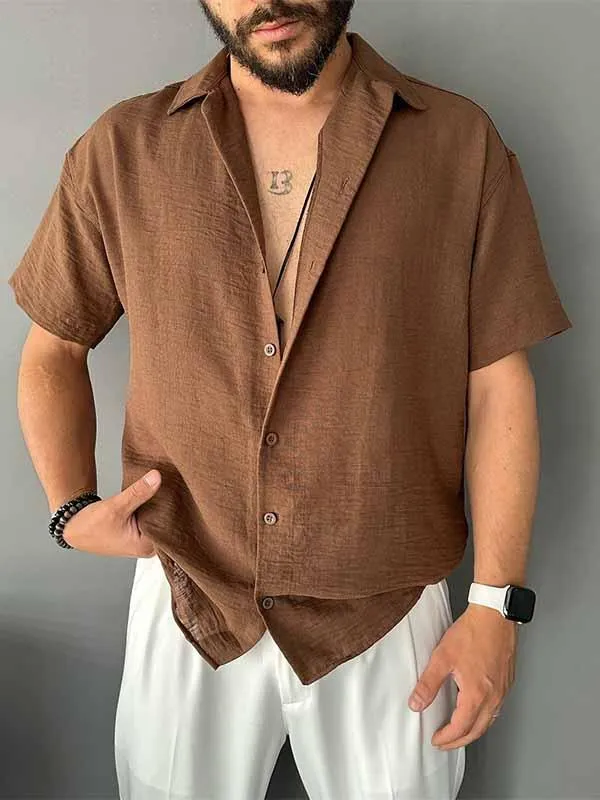 Marcial – Men’s Classic Plain Shirt