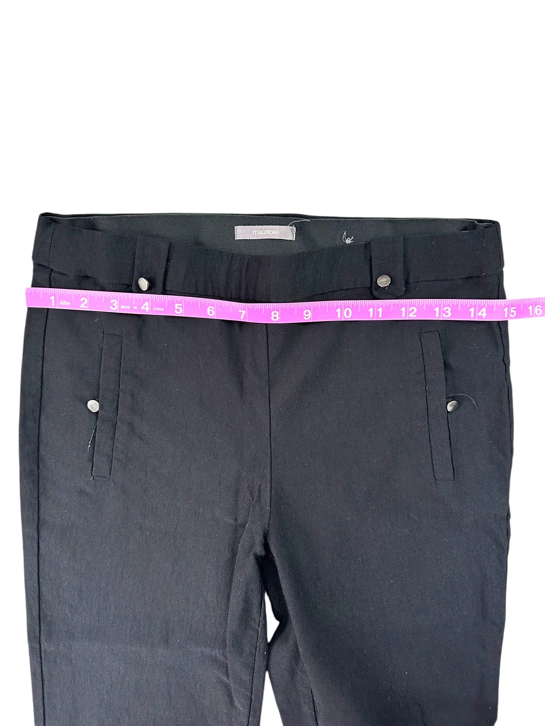 Maurice's Black Stretchy Skinny Pant