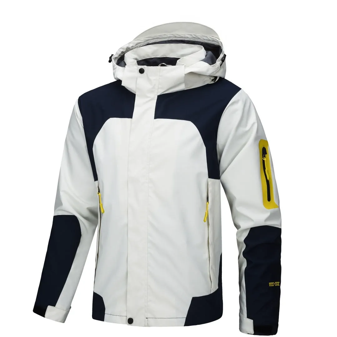 Men's Jacket Thin Outdoor Windproof Hooded Coat