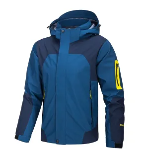 Men's Jacket Thin Outdoor Windproof Hooded Coat