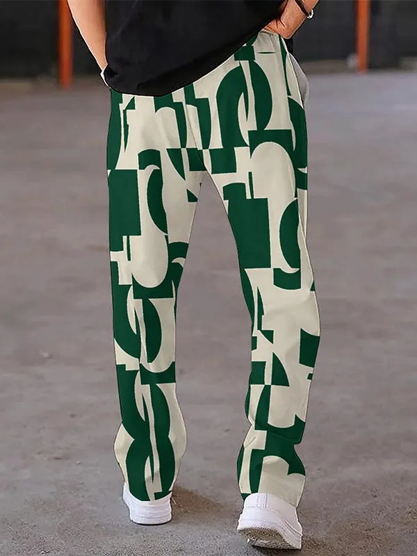 Men's Loose Sports Casual Straight Pants