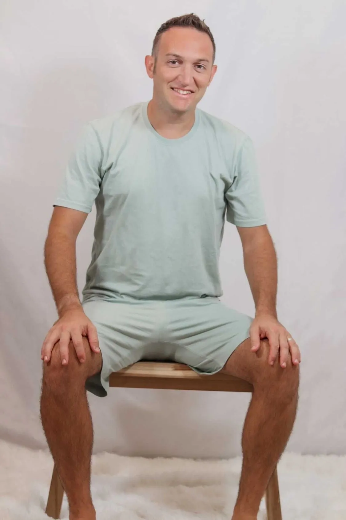 Men's Soft Organic Cotton Short Sleeve Crew Tee | Navy