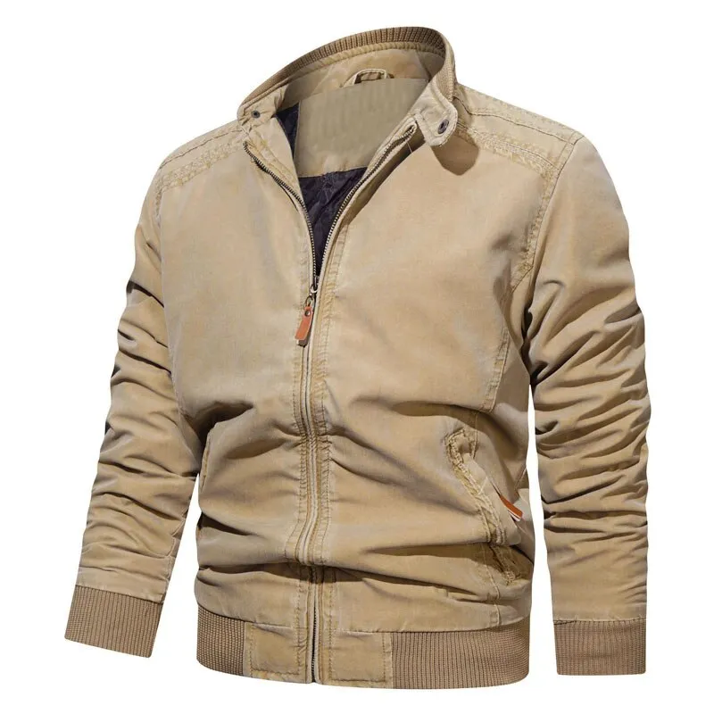 Men’s Stylish High Collar Autumn Jacket