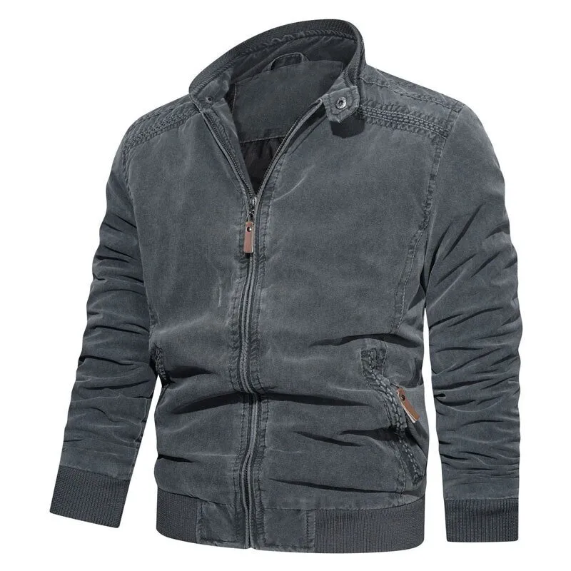Men’s Stylish High Collar Autumn Jacket