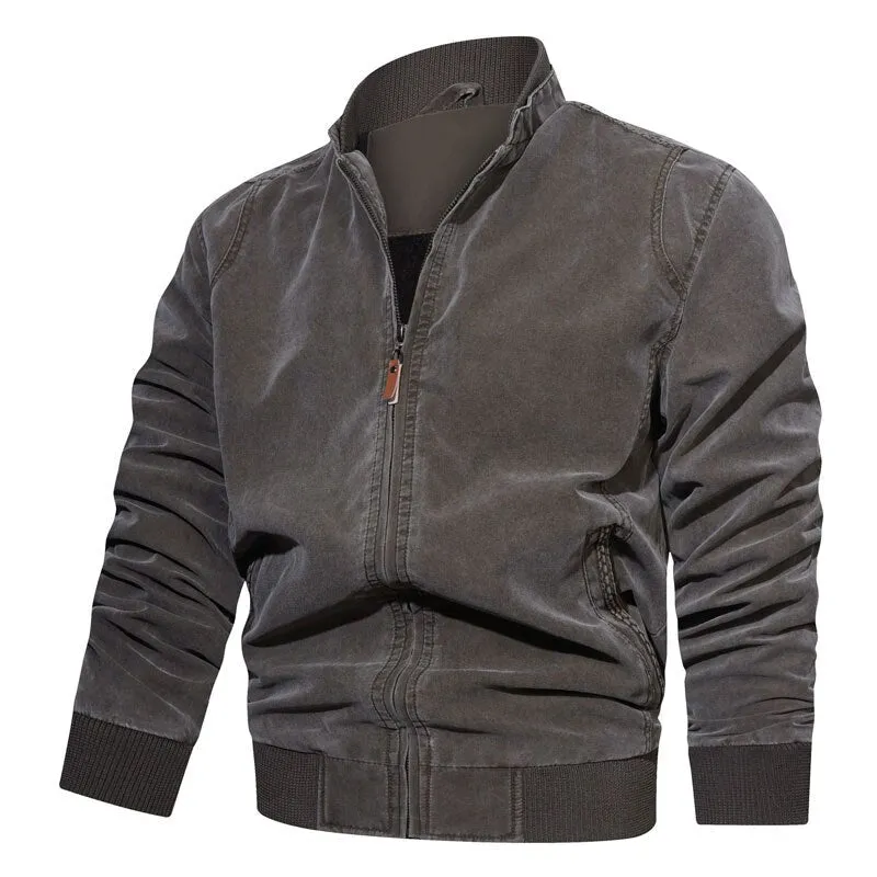 Men’s Stylish High Collar Autumn Jacket