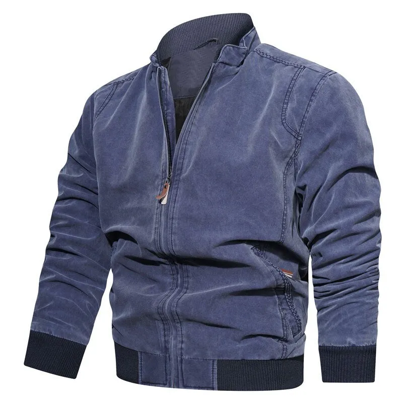 Men’s Stylish High Collar Autumn Jacket