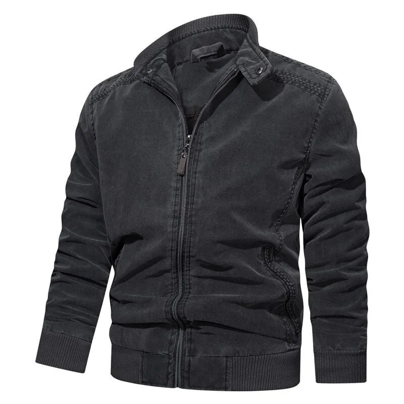 Men’s Stylish High Collar Autumn Jacket