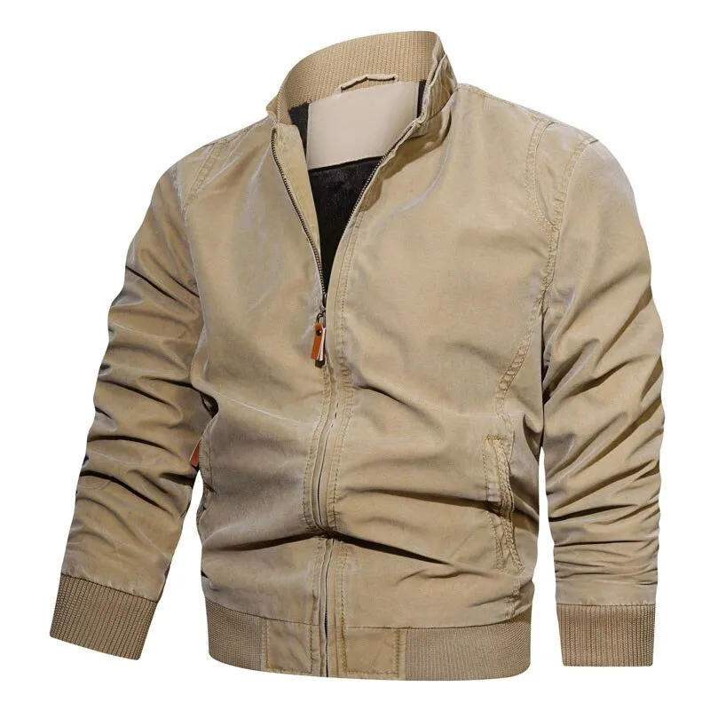 Men’s Stylish High Collar Autumn Jacket