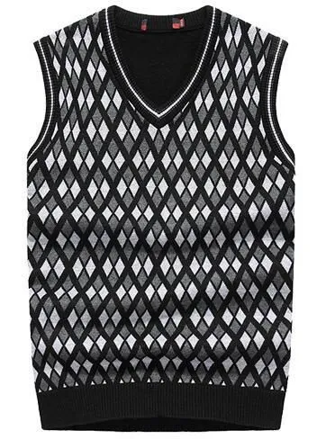 Men's Wool-Blended Sweater Vest