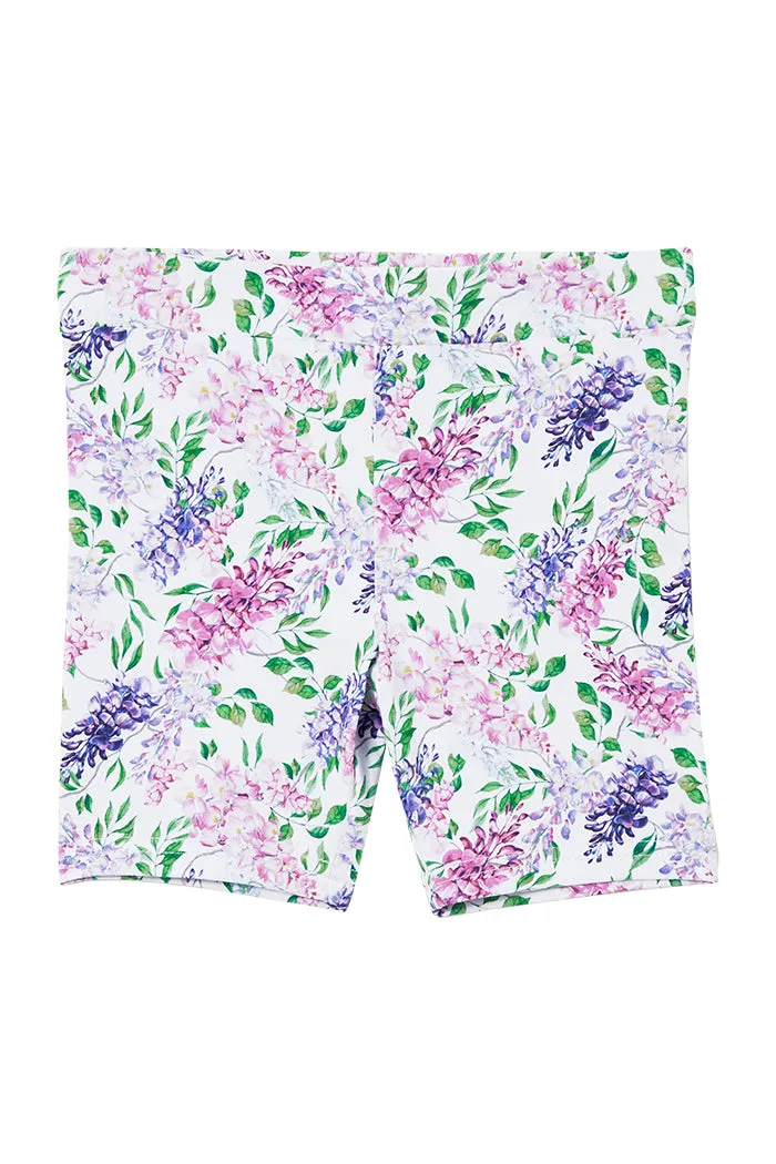 MILKY WISTERIA BIKE SHORT