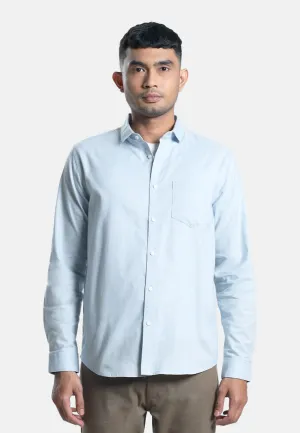 MOC Kemeja Lengan Panjang Pria CASPIAN-LIGHT BLUE