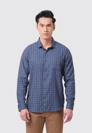 MOC Kemeja Lengan Panjang Pria GRAHAM - TEAL