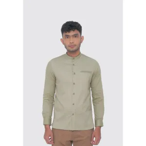 MOC Kemeja Lengan Panjang Pria NADEED - SAGE