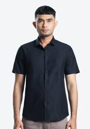 MOC Kemeja Lengan Pendek Pria ARCHIE B-BLACK