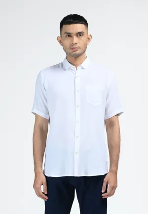 MOC Kemeja Lengan Pendek Pria OSVALDO-WHITE