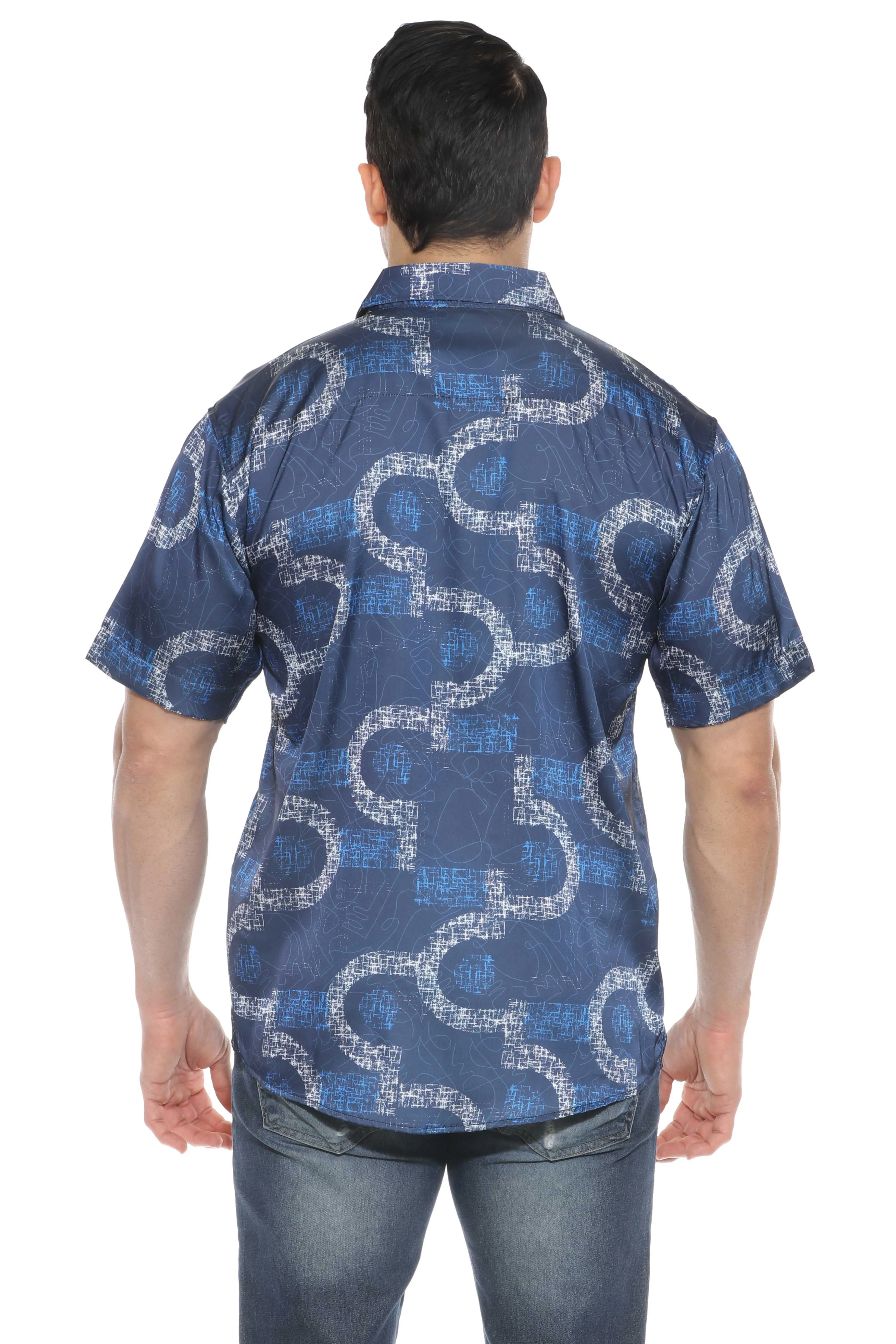 Modern Print Short Sleeve Shirt