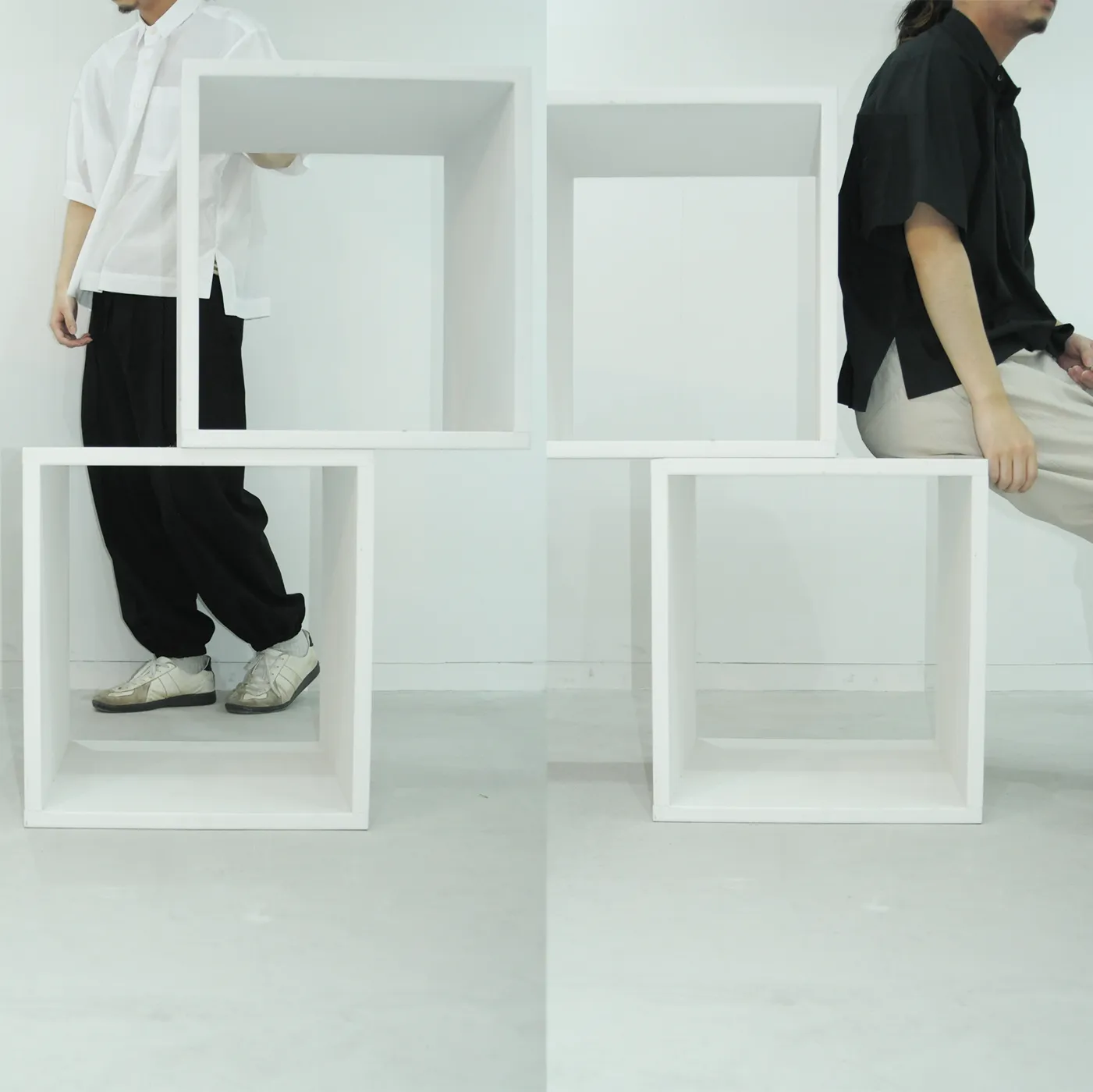MODERN SHORT SHIRT WHITE