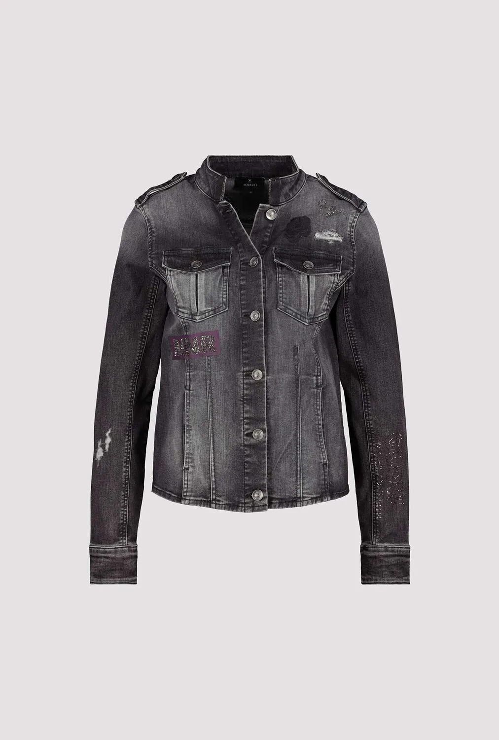 Monari Embroidered Jean Jacket M806414