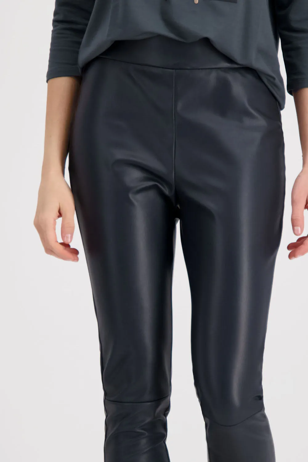 Monari Faux Leather Pants M406933