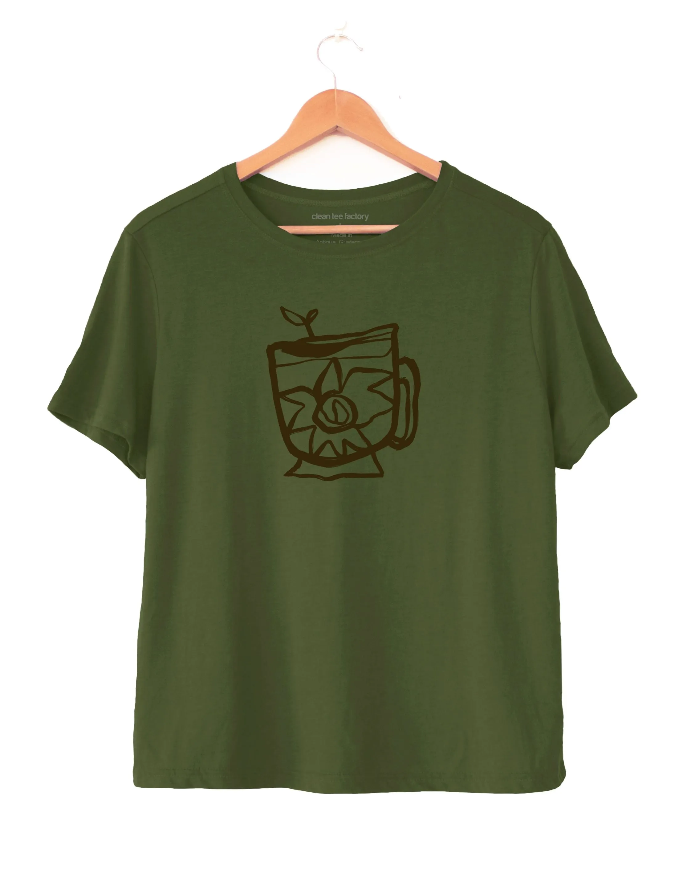 MORNING - Women's Boxy Tee in Butter Soft Cotton/Modal