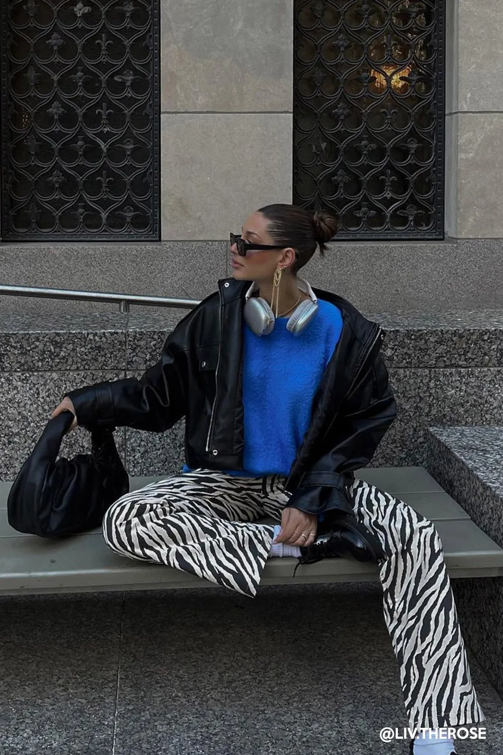 Naomi Oversized Pleather Jacket