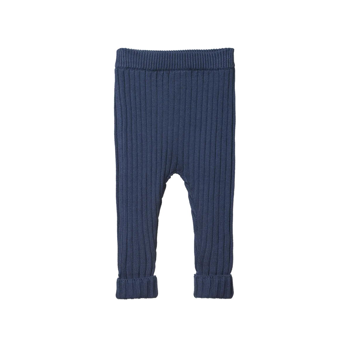NATURE BABY LOUI PANTS COTTON KNIT VINTAGE INDIGO