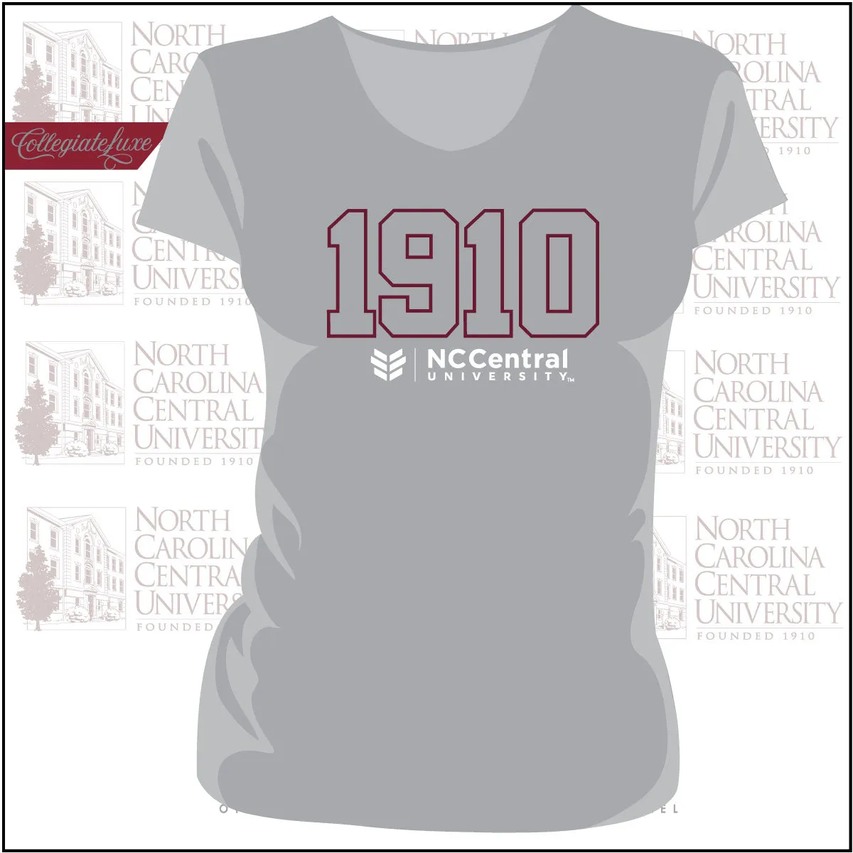 NCCU | EST. GRAY Ladies Tees  (Z)