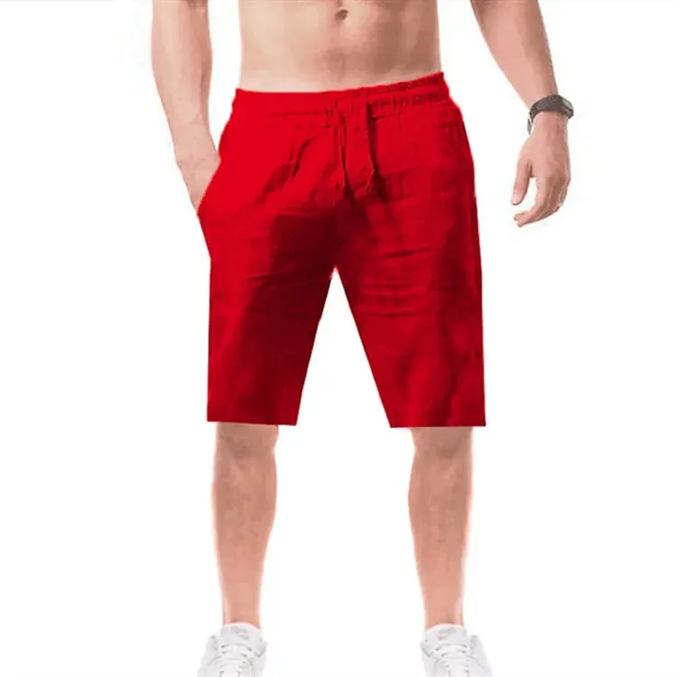 New Men's Cotton Linen Loose Pants
