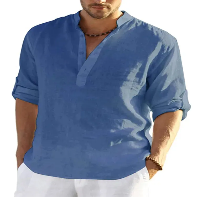 New Men's Cotton Linen Loose Pants