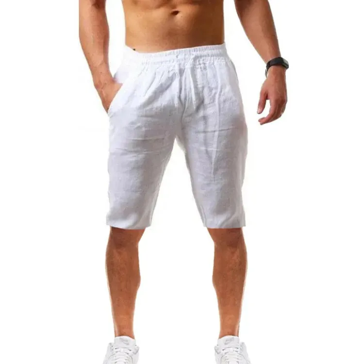 New Men's Cotton Linen Loose Pants