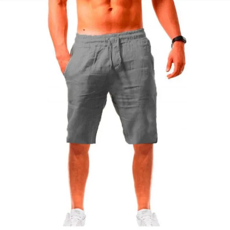 New Men's Cotton Linen Loose Pants