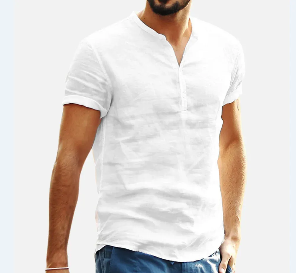 New Men's Cotton Linen Loose Pants