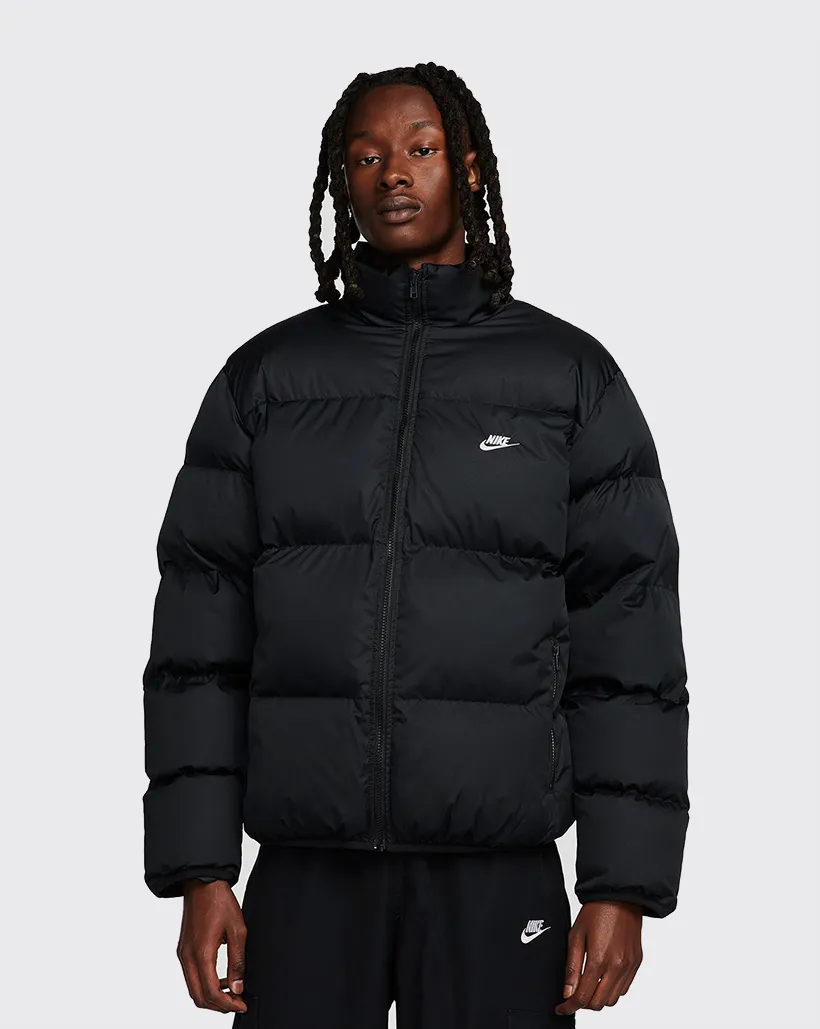 Nike Club Puffer Jacket - Black