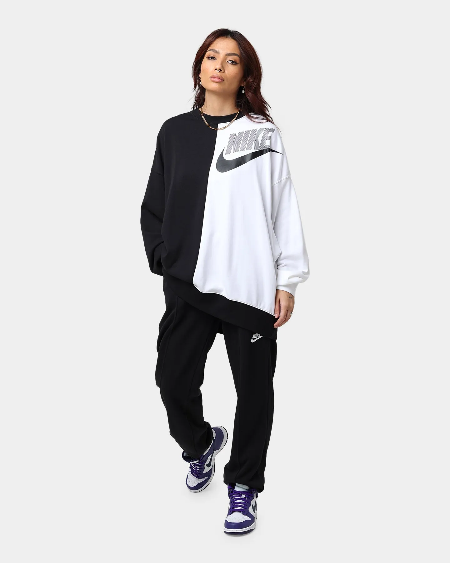 Nike Women's Sportswear Loose Fleece Dance Pants Black
