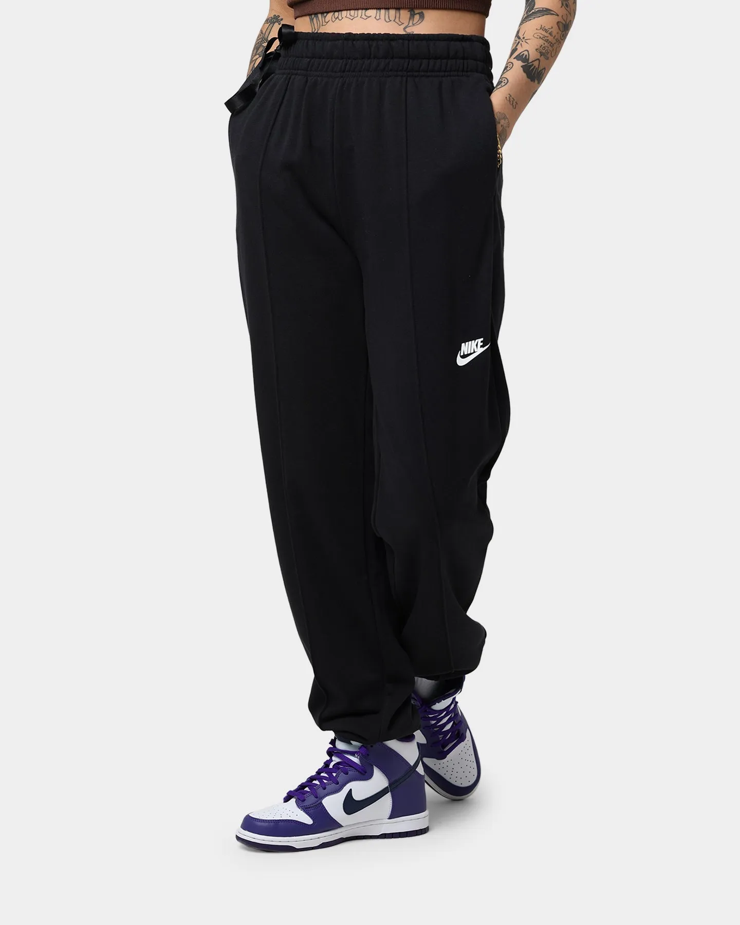 Nike Women's Sportswear Loose Fleece Dance Pants Black