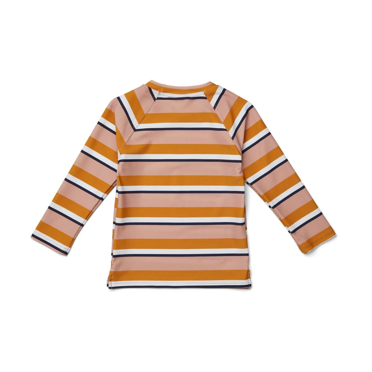 Noah Swim Tee - Stripe: Rose/mustard/creme de la creme