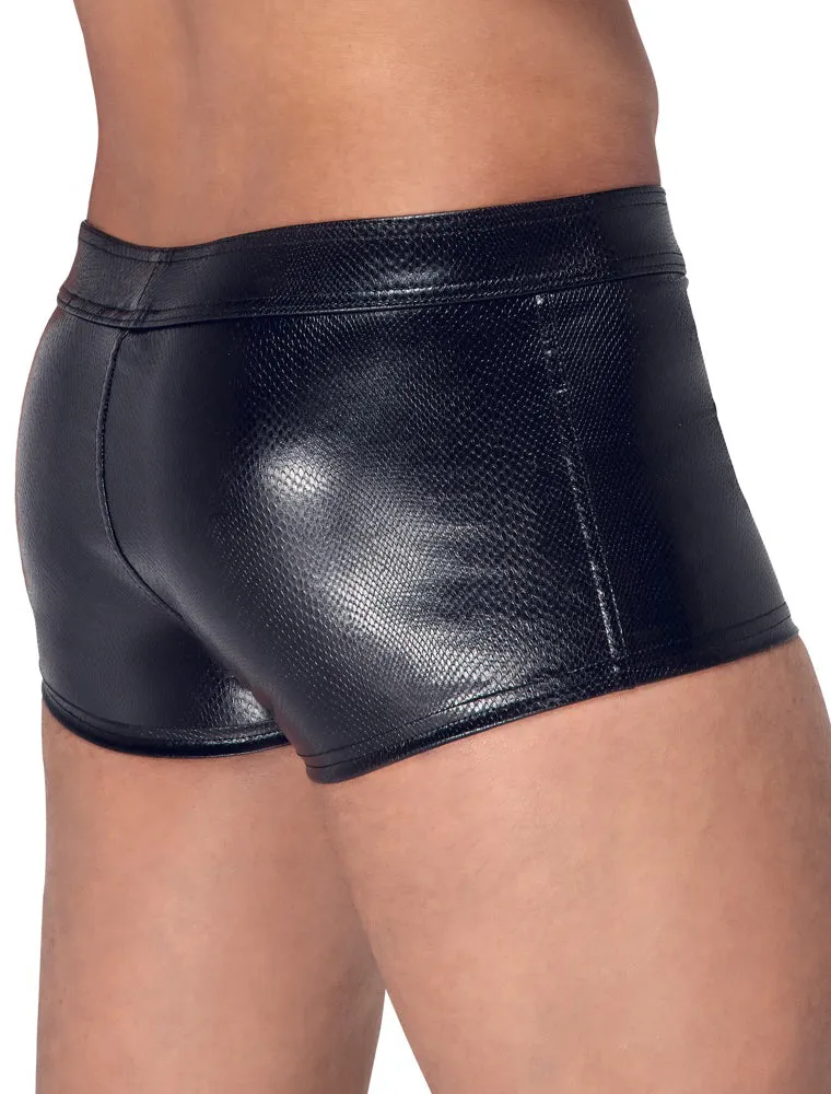 Noir Handmade Shorts with Zipper