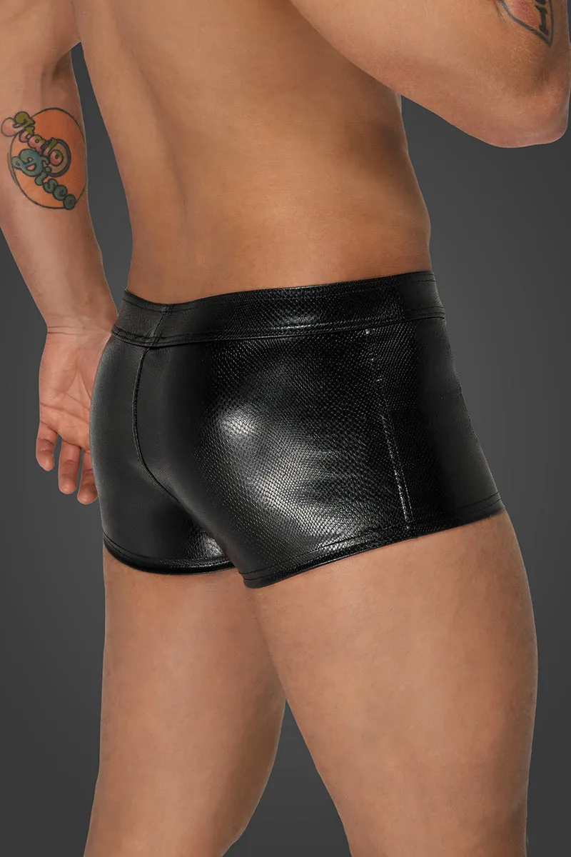 Noir Handmade Shorts with Zipper