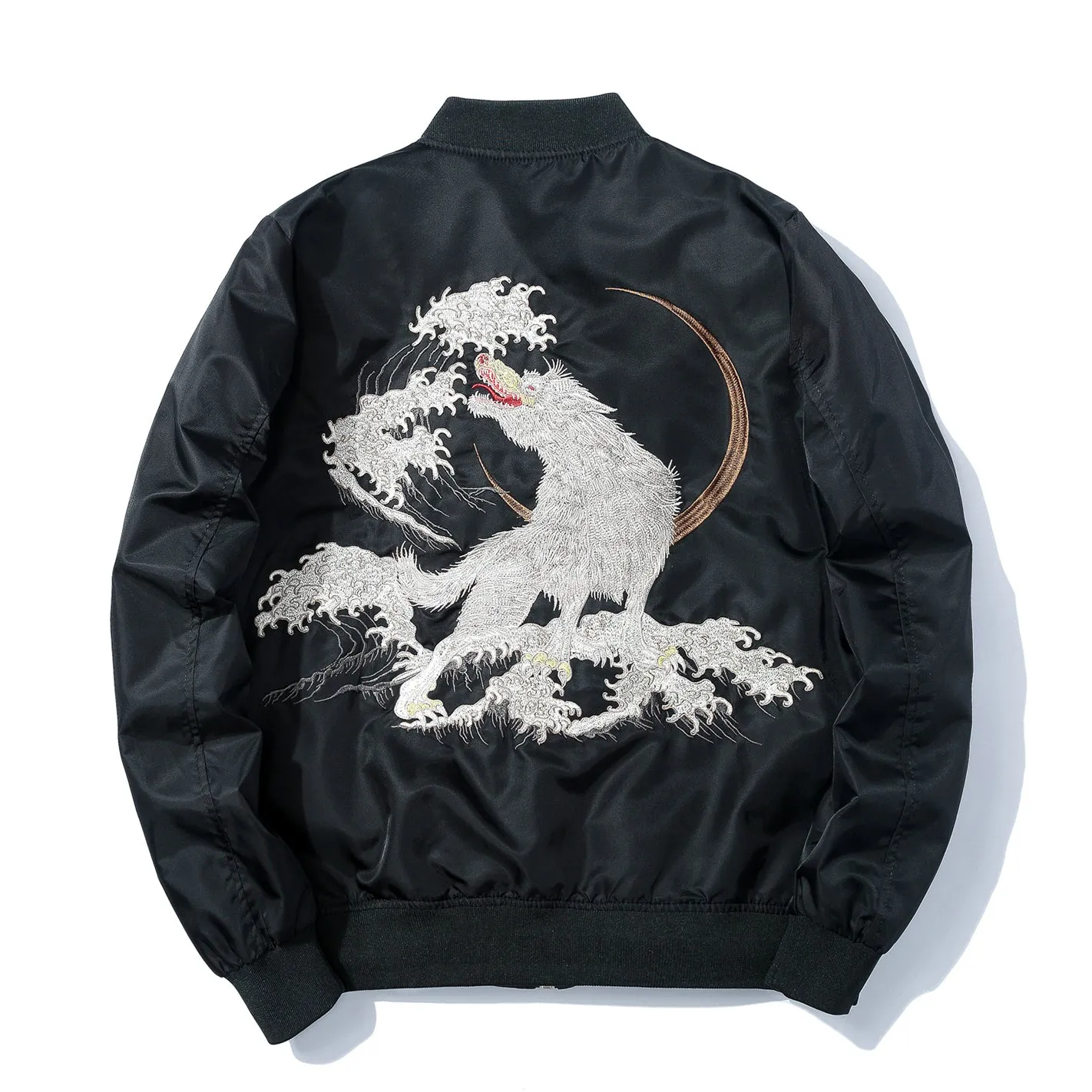 Okami White Wolf Bomber Jacket