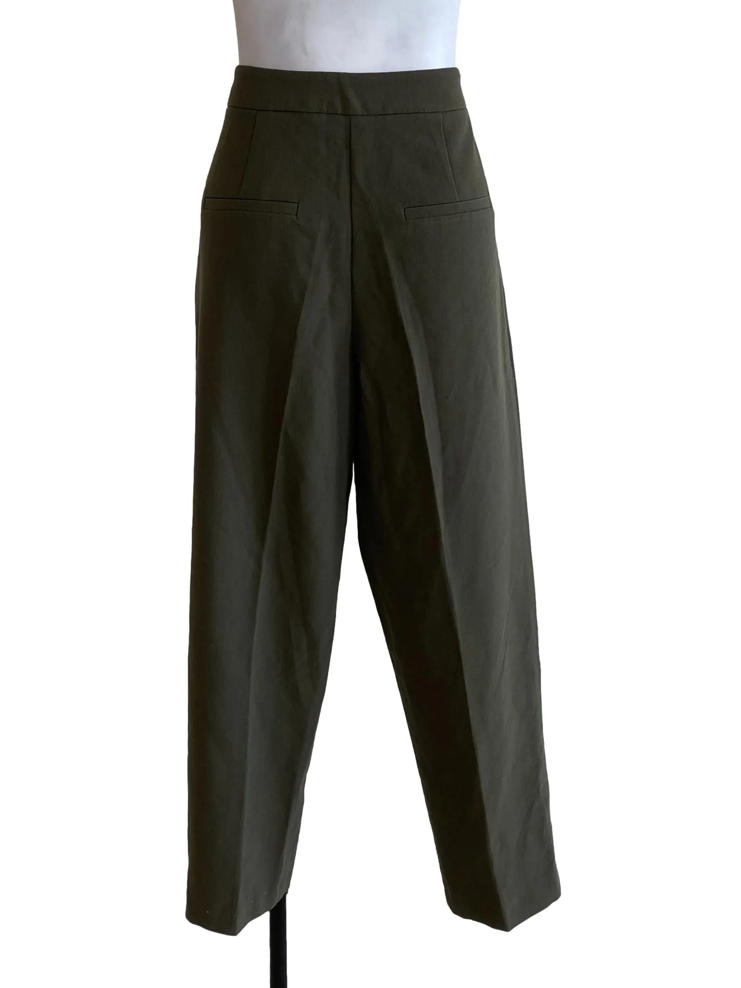 Olive Green Loose Pants