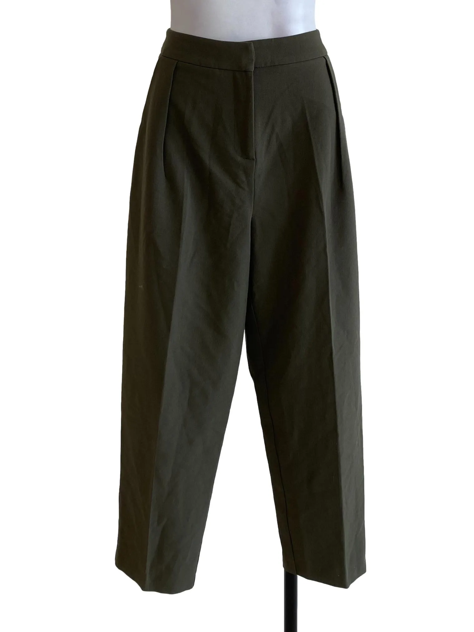 Olive Green Loose Pants
