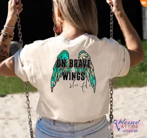 On Brave Wings She Flies