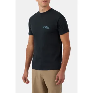 O'NEILL PALM DIEGO TEE DARK CHARCOAL