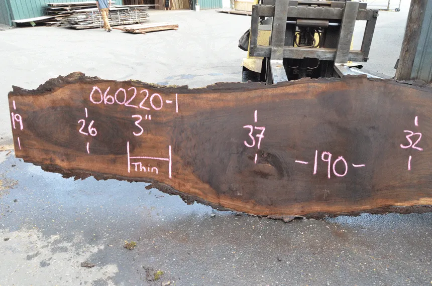 Oregon Black Walnut Slab 060220-01