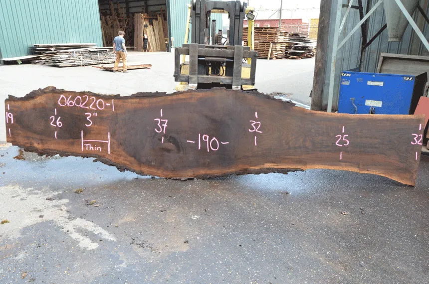 Oregon Black Walnut Slab 060220-01