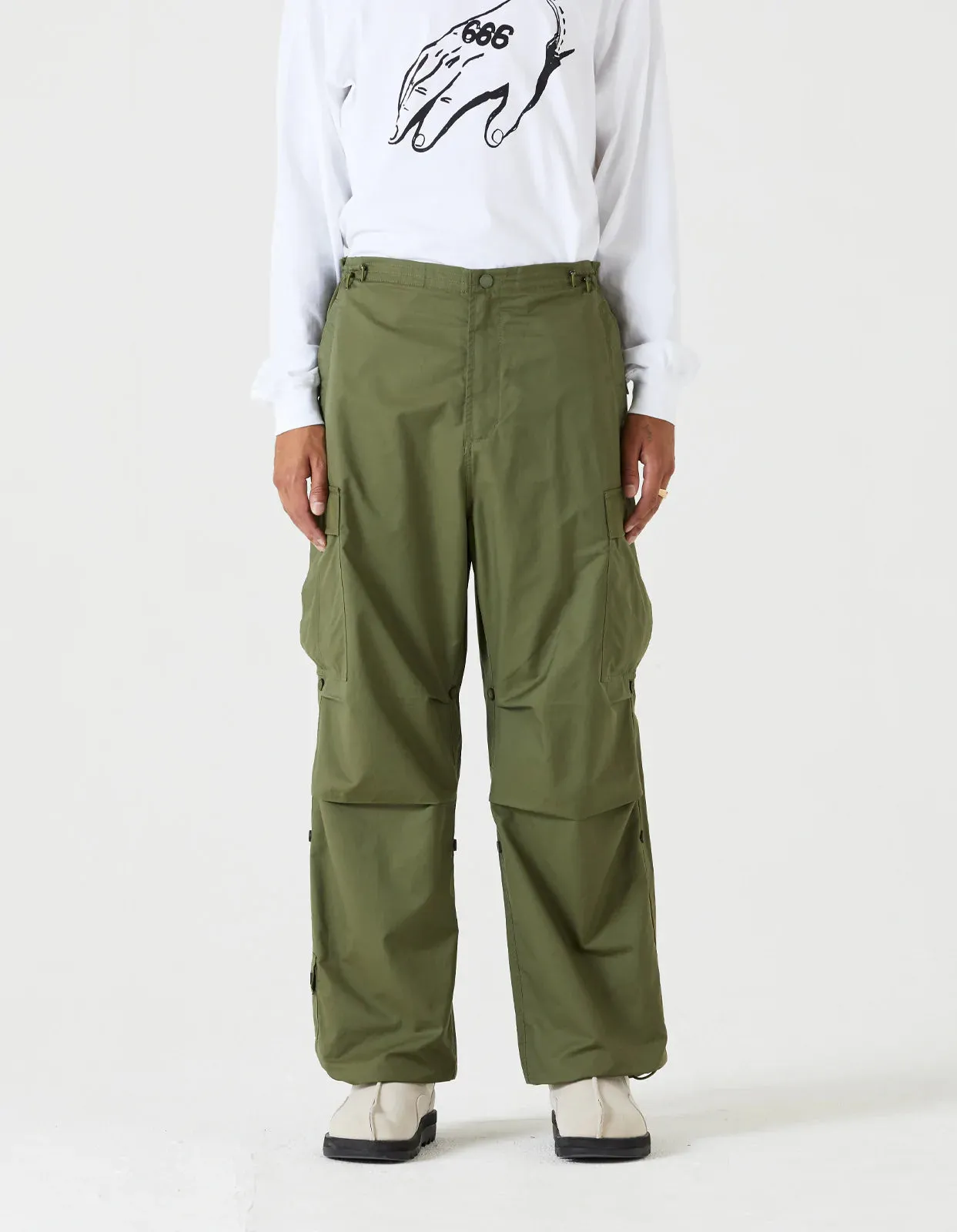 ORIGINAL CARGO LOOSE SNOPANTS - OLIVE